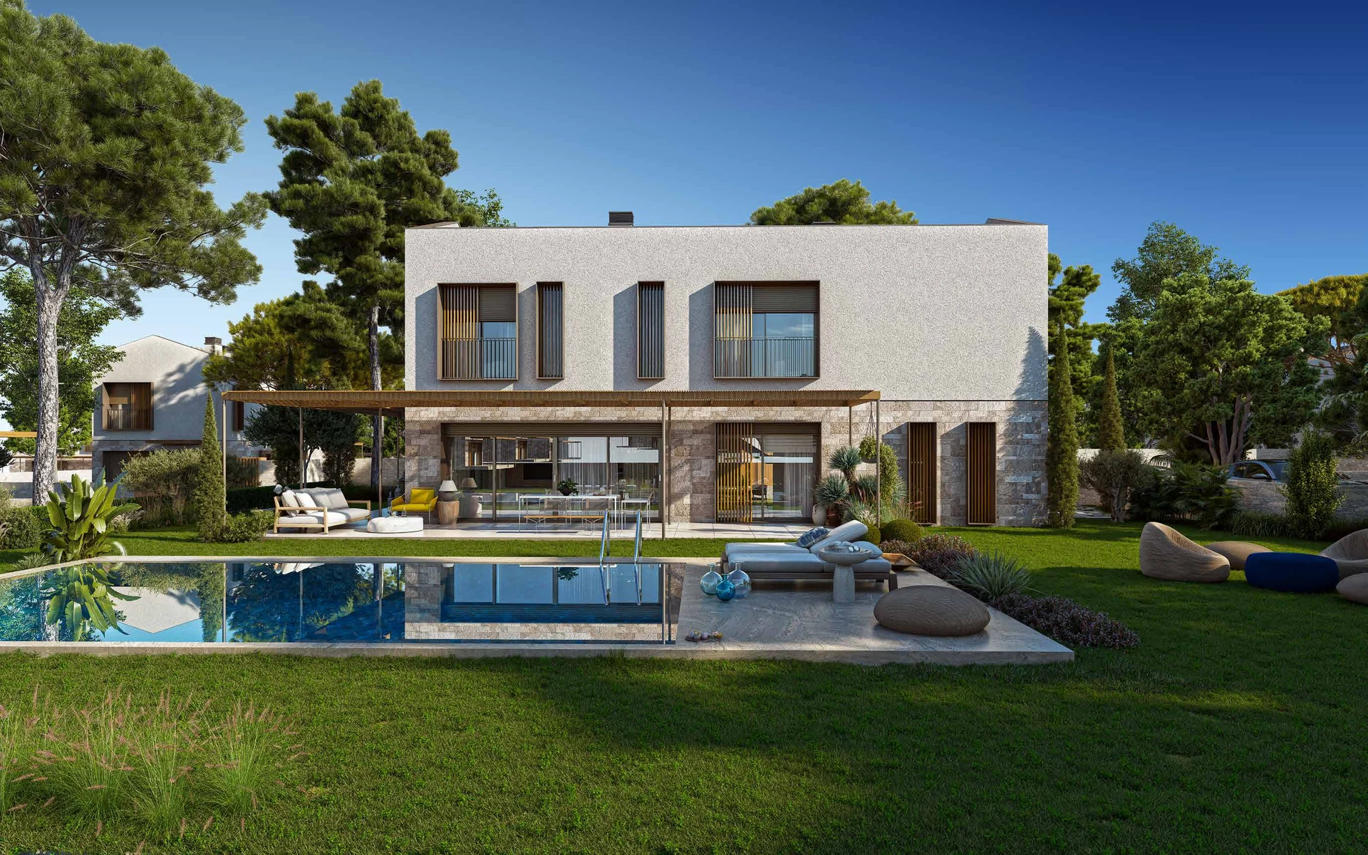 Exklusive Villa mit Garten und privatem Pool an der Ägäis